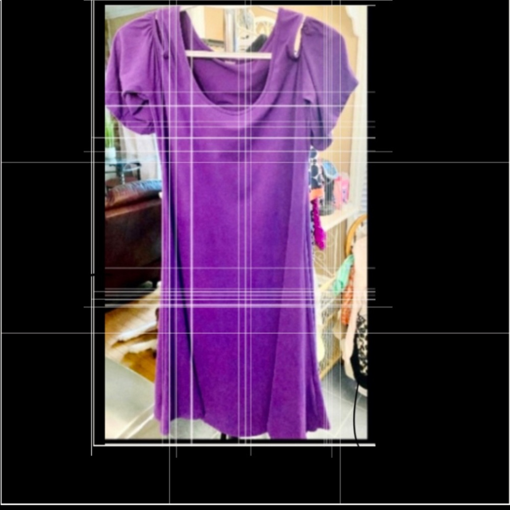 Purple cotton dress was $40 selling for $20